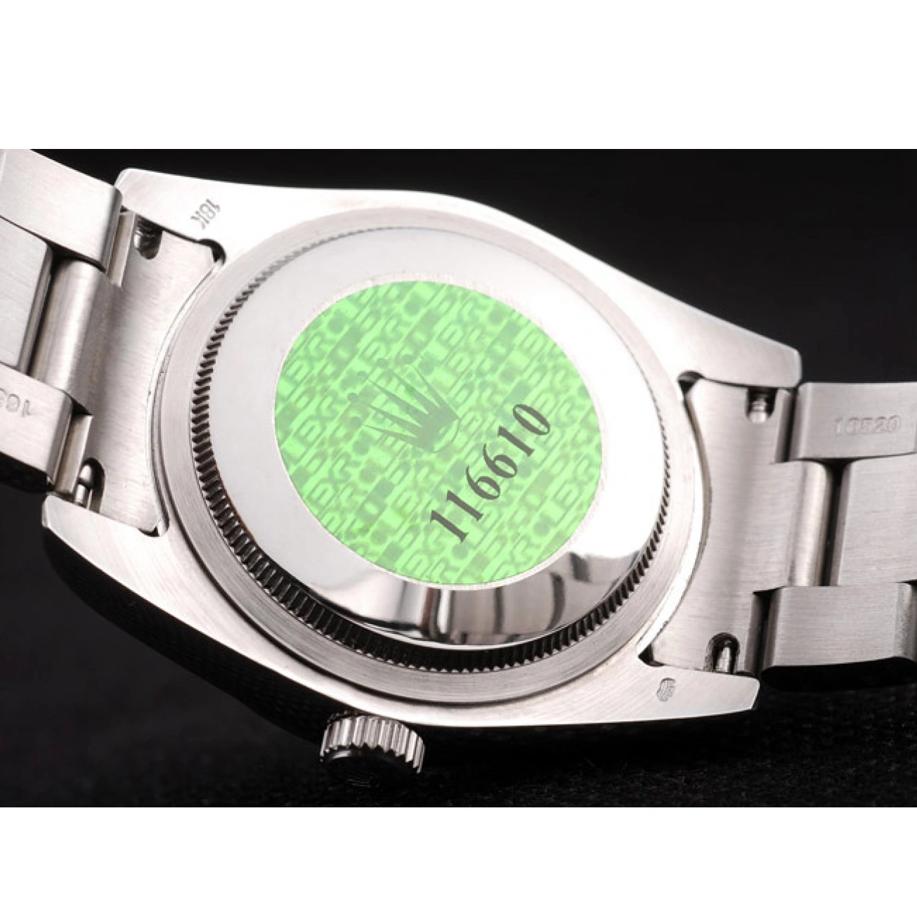 Aaa replica watch Dial Polished Rolex 98087 Explorer Black Stainless Steel 0823